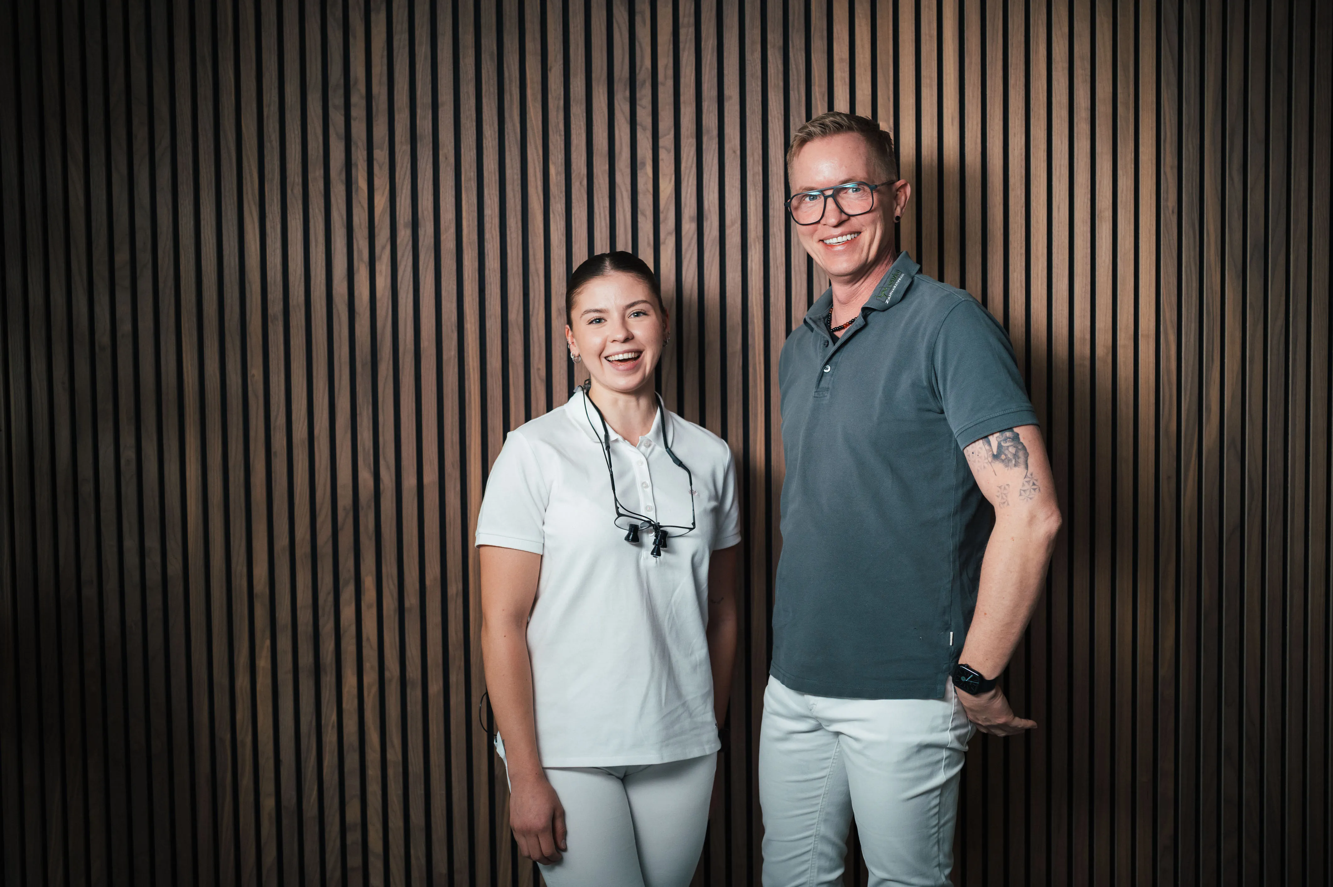 Jennifer und Boris im Team